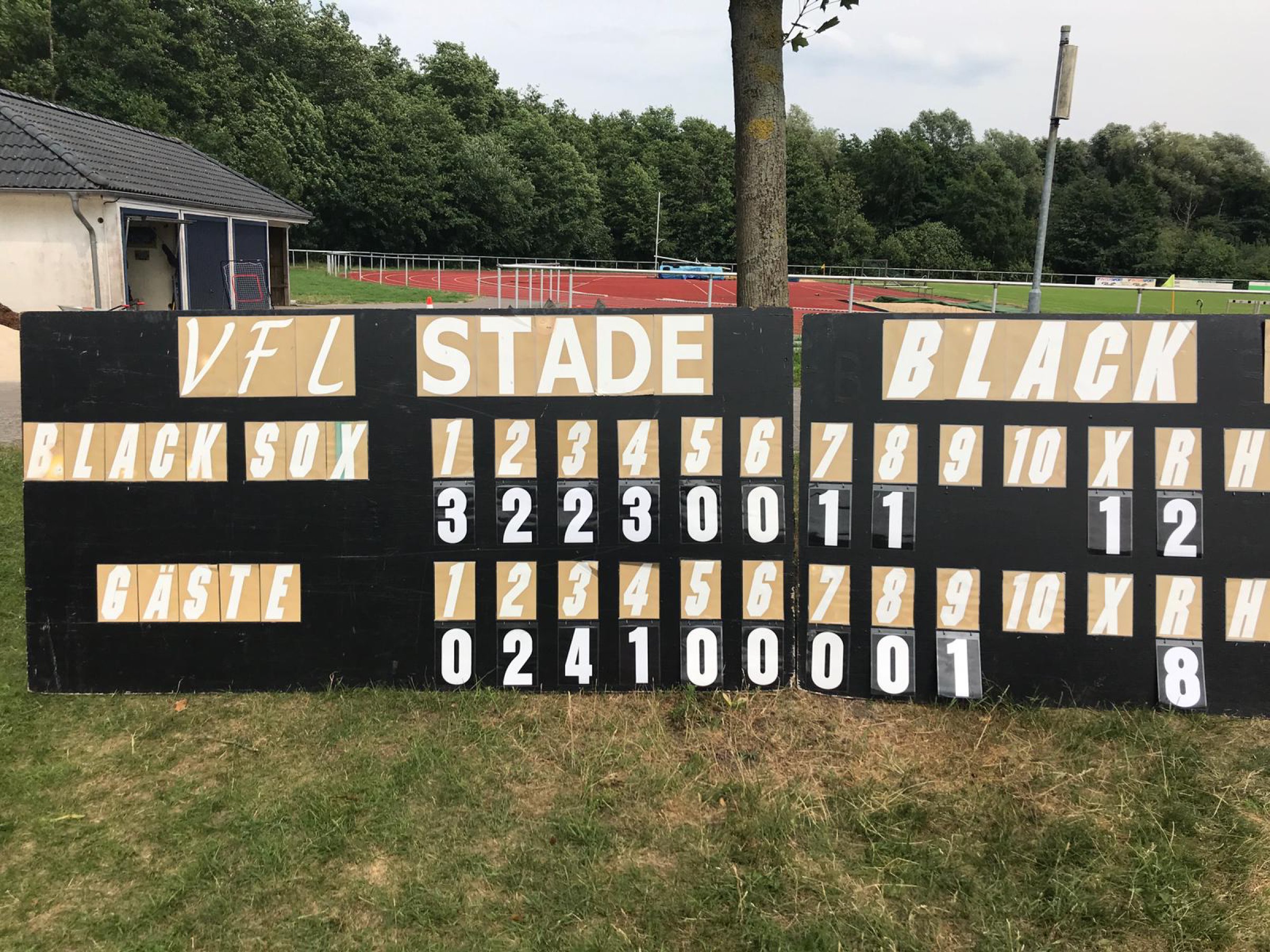 Scoreboard in Stade